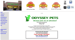 Desktop Screenshot of odysseypets.biz