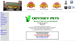 Desktop Screenshot of odysseypets.com